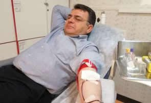 اهدای خون توسط مدیرعامل و کارکنان شرکت آب منطقه ای کهگیلویه و بویراحمد+تصاویر