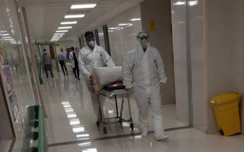 عدم رعایت پروتکل های وزارت بهداشت در مقابله با کرونا در بیمارستان امام خمینی(ره) دهدشت