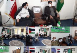 دیدار رئیس و کارکنان تامین اجتماعی شعبه پاتاوه با امام جمعه