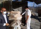 پخت بیش از 1000 قرص نان در روستای زلزله زده«بن زردسفلی» برای زلزله زدگان سی سخت