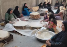 پخت ۳۰هزار قرص نان برای موکب باب‌الحوائج