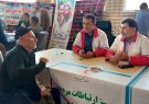 برگزاری میز خدمت جمعیت هلال احمر بمناسبت هفته دولت در مصلی های نماز جمعه استان