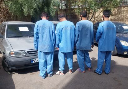 دستگیری سارقان حرفه ای با ۳۳ فقره سرقت در گچساران