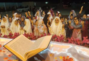 اجرای طرح ملی زندگی با آیه ها  همراه با سفره افطار  در چرام | مجتمع آموزشی غیردولتی دخترانه حضرت فاطمه زهرا(س)  پیشگام در فرهنگ سازی