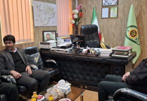 دیدار مدیر صندوق بیمه اجتماعی کشاورزان و عشایر استان با فرمانده انتظامی گچساران در راستای ترویج فرهنگ بیمه