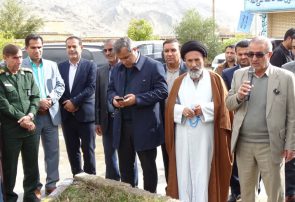 کلنگ زنی ساختمان دارلقرآن لنده با اعتباری بالغ بر ۶میلیارد تومان