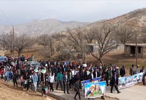 حماسه مردم بخش زیلایی امروز ۲۲بهمن۱۴۰۴+فیلم