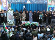 فیلم هوایی | وداع باشکوه مردم کهگیلویه با شهید سید فرشاد علوی؛ از دهدشت تا جاورده