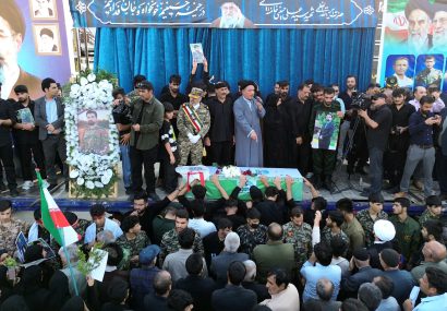 فیلم هوایی | وداع باشکوه مردم کهگیلویه با شهید سید فرشاد علوی؛ از دهدشت تا جاورده