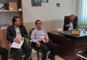 بازدید مدیر شبکه بهداشت ودرمان لنده از مرکز خدمات جامع سلامت شهری