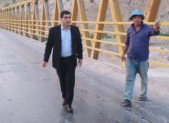 آغاز عملیات اجرایی تعمیرات اساسی پل بزرگ اتصال شهرستانهای لنده و کهگیلویه
