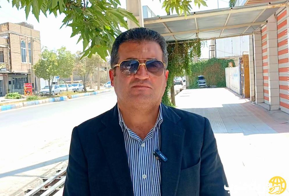 کمربندی اول دهدشت در مسیر بهسازی؛ اجرای پروژه سنگ‌فرش پیاده‌روها