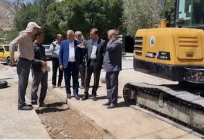 بازدید فرماندار دنا و مدیرعامل آبفا استان از پروژه‌های آبرسانی و فاضلاب سی‌سخت