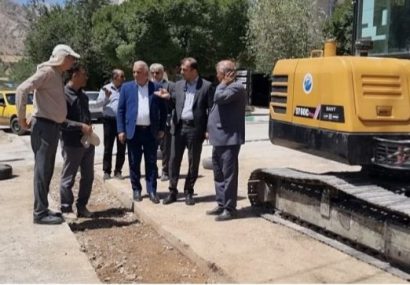 بازدید فرماندار دنا و مدیرعامل آبفا استان از پروژه‌های آبرسانی و فاضلاب سی‌سخت