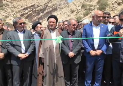 فیلم | با حضور وزیر تعاون؛ پروژه رفع نقطه حادثهخیز تنگ پیرزال به بهرهبرداری رسید