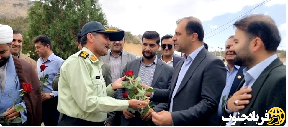 قدردانی فرماندار دنا از نیروی انتظامی در هفته فراجا
